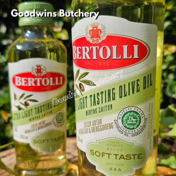 Bertolli olive oil EXTRA LIGHT SOFT TASTE minyak zaitun Italy 250 & 500ml - Image 14