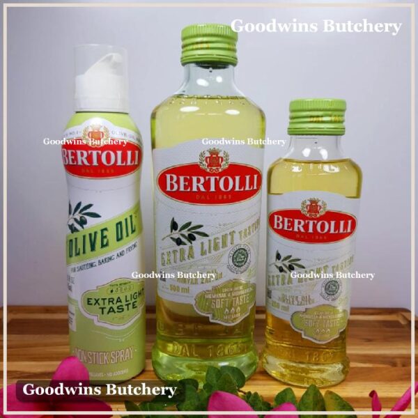Bertolli olive oil EXTRA LIGHT SOFT TASTE minyak zaitun Italy 250 & 500ml - Image 13