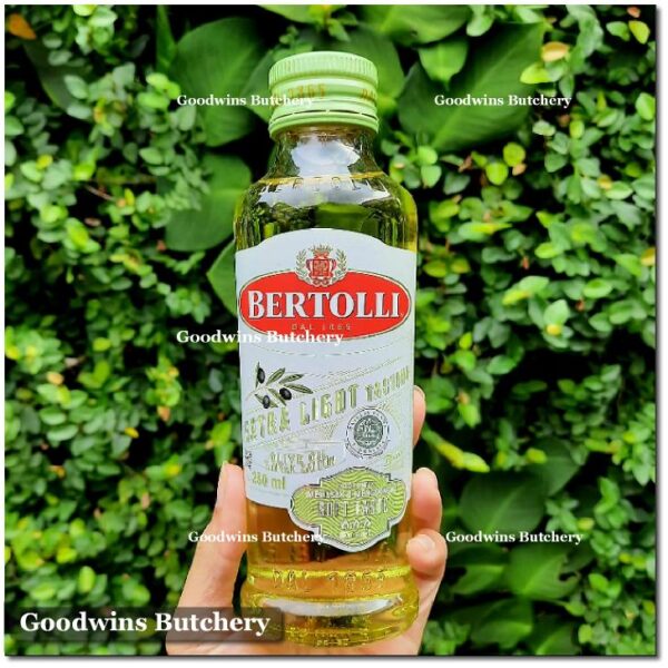 Bertolli olive oil EXTRA LIGHT SOFT TASTE minyak zaitun Italy 250 & 500ml - Image 11
