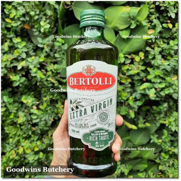 Bertolli olive oil EXTRA VIRGIN RICH TASTE minyak zaitun Italy 250 & 500ml - Image 4