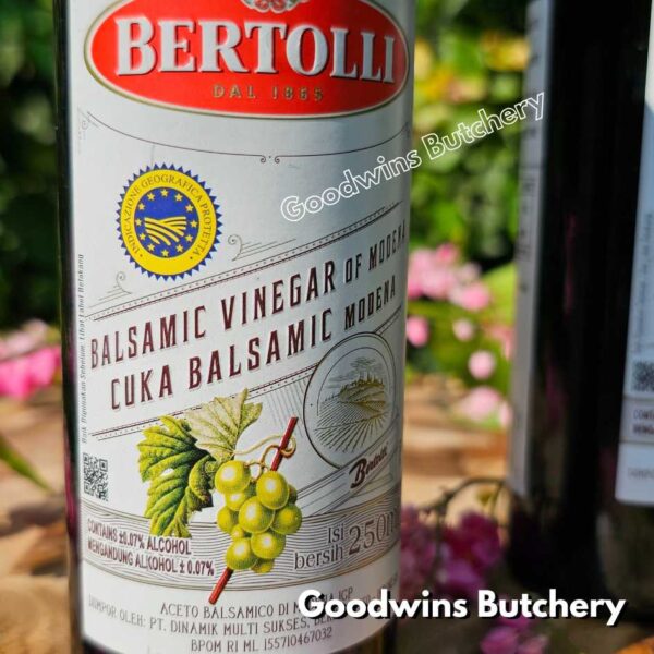 BALSAMIC VINEGAR Bertolli Italy cuka hitam 250ml - Image 9