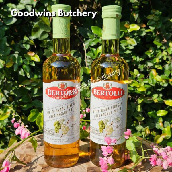 Bertolli RED & WHITE GRAPE WINE VINEGAR cuka anggur masak merah & putih Italy 500ml - Image 14