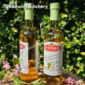 Bertolli WHITE GRAPE WINE VINEGAR cuka anggur masak putih Italy 500ml