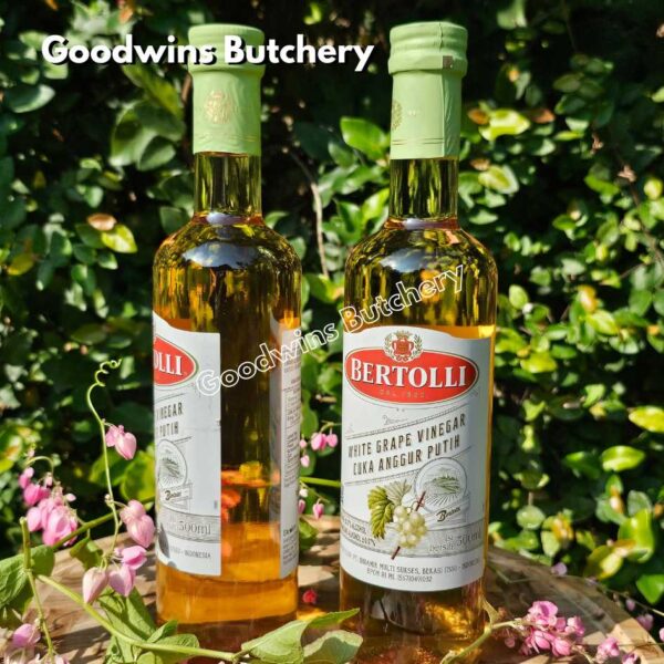 Bertolli RED & WHITE GRAPE WINE VINEGAR cuka anggur masak merah & putih Italy 500ml - Image 11