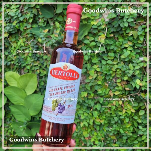 Bertolli RED & WHITE GRAPE WINE VINEGAR cuka anggur masak merah & putih Italy 500ml - Image 8