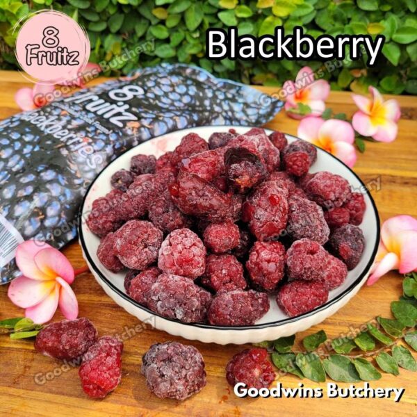 Frozen fruit IQF BLACKBERRY 8Fruitz | buah beku import 8 Fruitz BLACKBERRIES 500g - Image 7