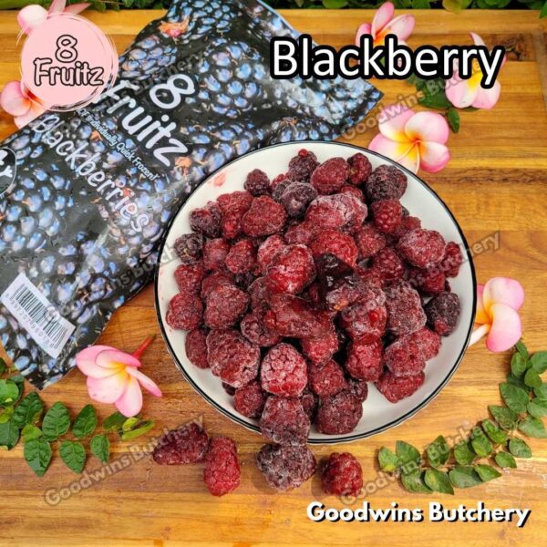 Frozen fruit IQF BLACKBERRY 8Fruitz | buah beku import 8 Fruitz BLACKBERRIES 500g - Image 6