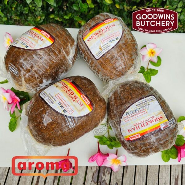 All pork SLICED HAM & SALAMI 250g frozen | Aroma & Mama's Bali | Cooked Danish Gammon Honey Loin Smoked Loin - Image 88