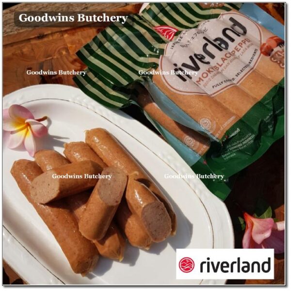 Sosis hotdog Riverland SMOKED CHEDDAR CHEESE KEJU frozen sausage 5" 13cm, 5pcs 360gr - Image 17