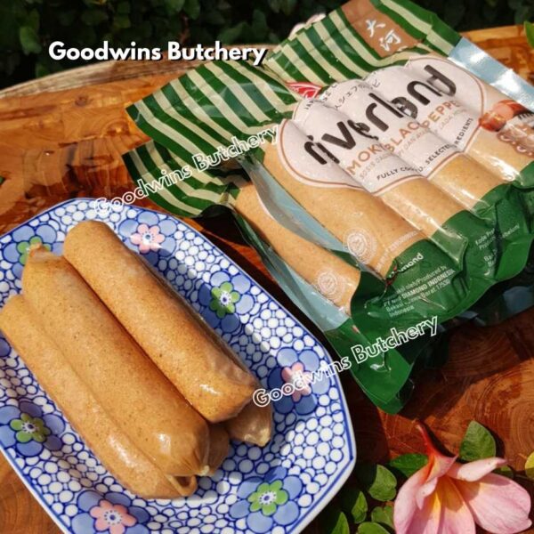Sosis hotdog Riverland SMOKED CHEDDAR CHEESE KEJU frozen sausage 5" 13cm, 5pcs 360gr - Image 16