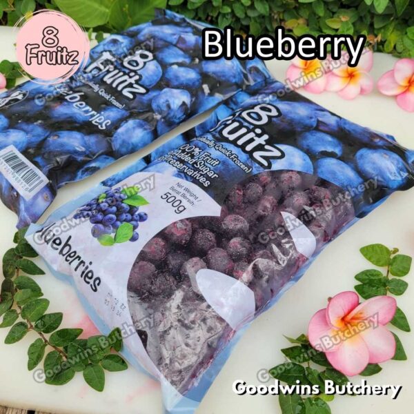 Frozen fruit IQF BLUEBERRY 8Fruitz | buah beku import 8 Fruitz BLUEBERRIES 500g - Image 8