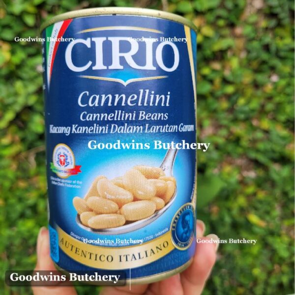Cirio Italy CANNELLINI BEANS kacang kanelini kacang putih import Italia 400g - Image 7