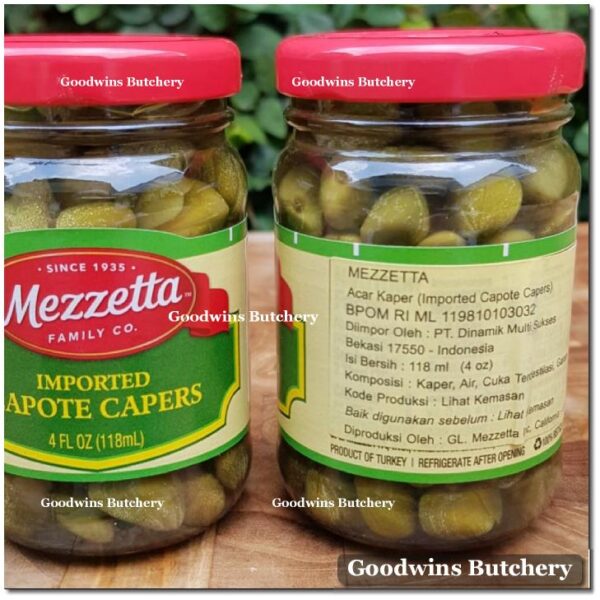 Mezzetta CAPERS CAPOTE USA imported caper kaper 4fl.oz 118ml - Image 7