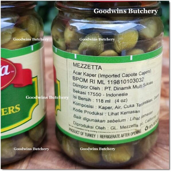 Mezzetta CAPERS CAPOTE USA imported caper kaper 4fl.oz 118ml - Image 6
