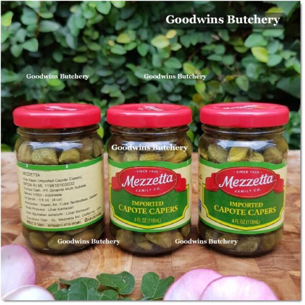 Mezzetta CAPERS CAPOTE USA imported caper kaper 4fl.oz 118ml - Image 5