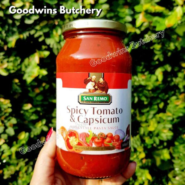 Sanremo TOMATO SPICY CAPSICUM SAUCE saus pasta tomat Australia San Remo 500g - Image 11