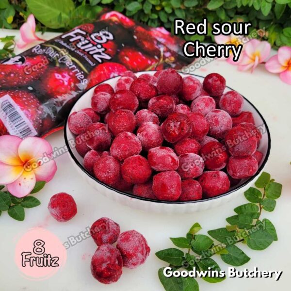 Frozen fruit IQF RED CHERRIES SOUR | buah beku import 8 Fruitz CERI CHERRY MERAH MASAM 500g - Image 11