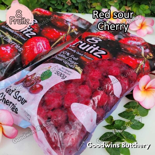 Frozen fruit IQF RED CHERRIES SOUR | buah beku import 8 Fruitz CERI CHERRY MERAH MASAM 500g - Image 8