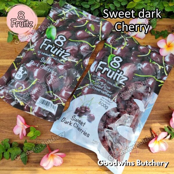 Frozen fruit IQF DARK CHERRIES SWEET | buah beku import 8 Fruitz CERI CHERRY HITAM MANIS 500g - Image 8