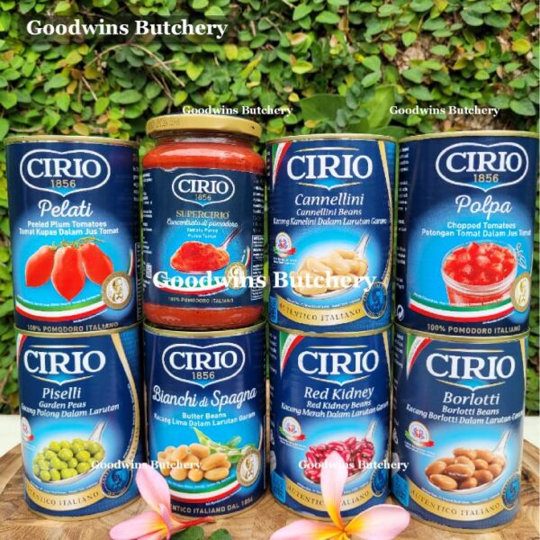 Cirio Italy TOMATO POLPA chopped tomatoes tomat cacah cincang 400g - Image 3