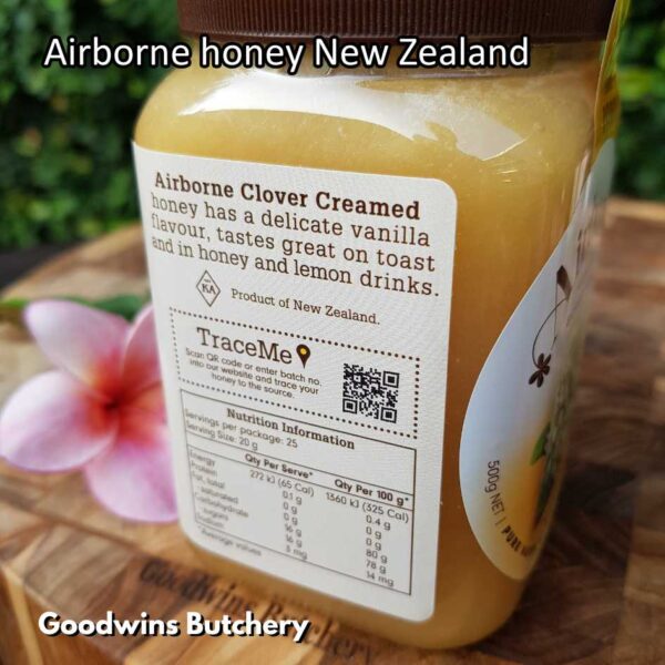 NZ AIRBORNE honey New Zealand madu asli | Manuka Clover Creamed Honeydew Rata Kamahi RewaRewa Tawari Viper Bugloss MultiFloral 500g - Image 12