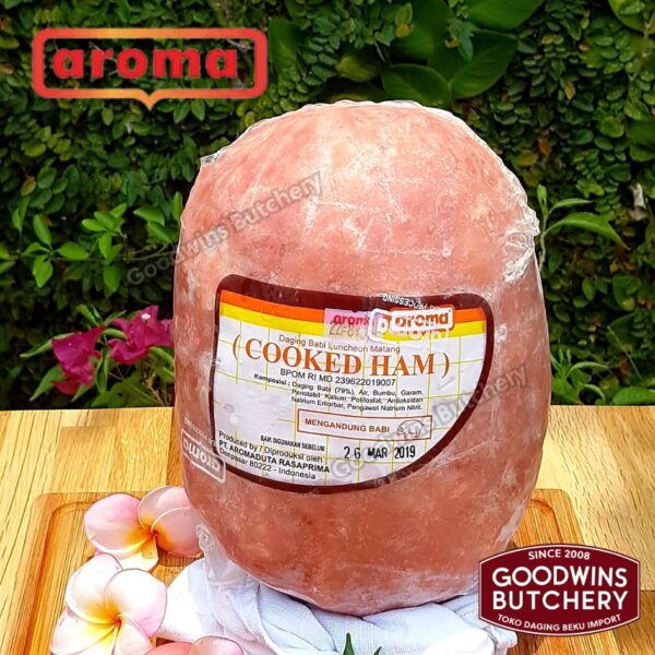 All pork SLICED HAM & SALAMI 250g frozen | Aroma & Mama's Bali | Cooked Danish Gammon Honey Loin Smoked Loin - Image 79