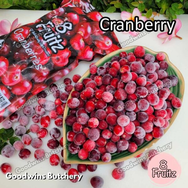 Frozen fruit IQF CRANBERRY 8Fruitz | buah beku import 8 Fruitz CRANBERRIES 500g - Image 10