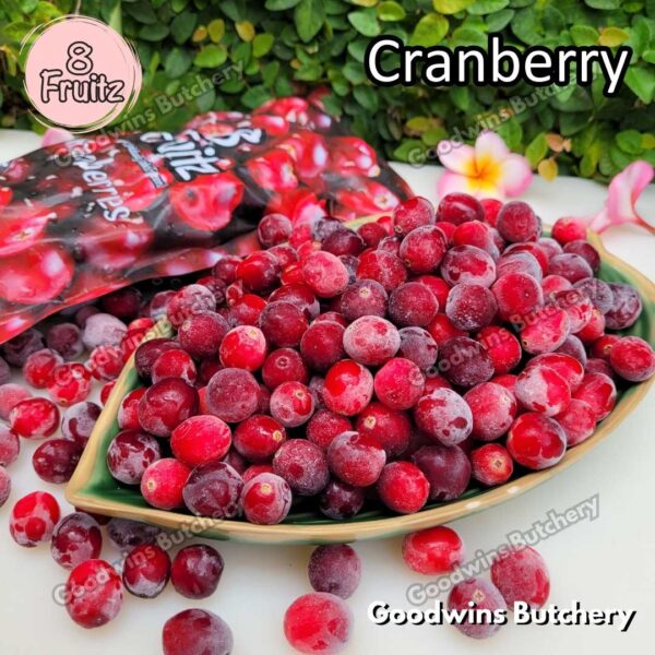Frozen fruit IQF CRANBERRY 8Fruitz | buah beku import 8 Fruitz CRANBERRIES 500g - Image 6