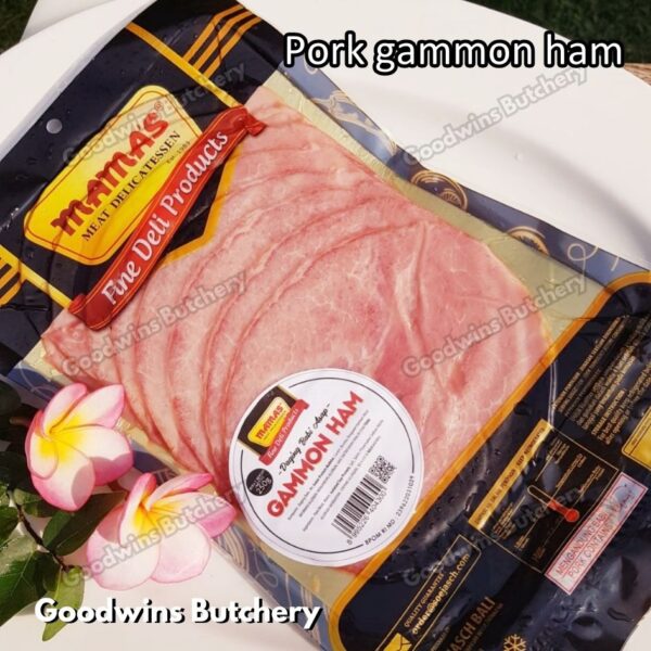 All pork SLICED HAM & SALAMI 250g frozen | Aroma & Mama's Bali | Cooked Danish Gammon Honey Loin Smoked Loin - Image 72