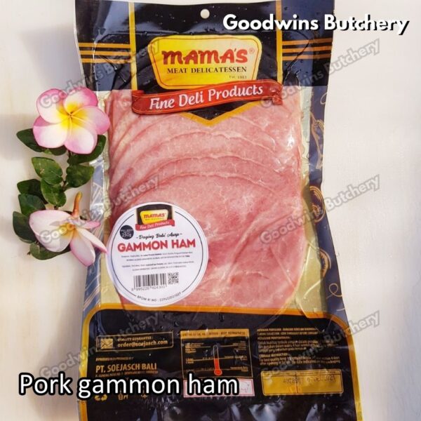 All pork SLICED HAM & SALAMI 250g frozen | Aroma & Mama's Bali | Cooked Danish Gammon Honey Loin Smoked Loin - Image 70