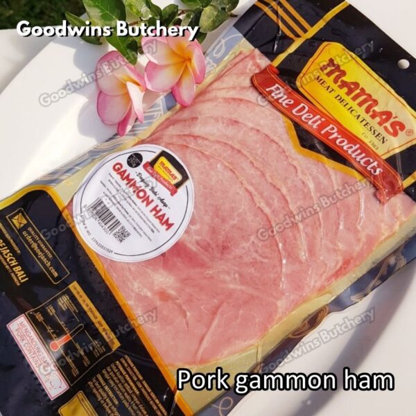 All pork SLICED HAM & SALAMI 250g frozen | Aroma & Mama's Bali | Cooked Danish Gammon Honey Loin Smoked Loin - Image 69