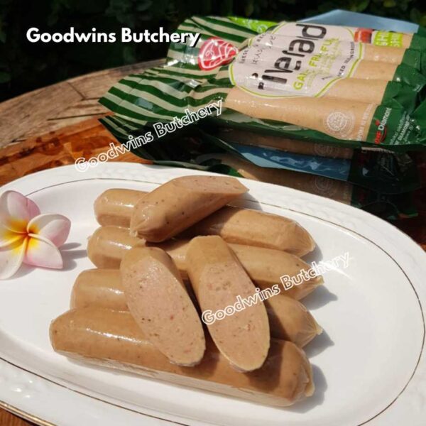 Sosis hotdog Riverland SMOKED CHEDDAR CHEESE KEJU frozen sausage 5" 13cm, 5pcs 360gr - Image 11
