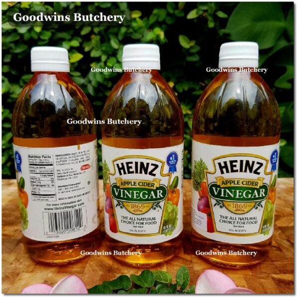 Heinz APPLE CIDER VINEGAR cuka apel USA 16fl.oz 473ml - Image 4