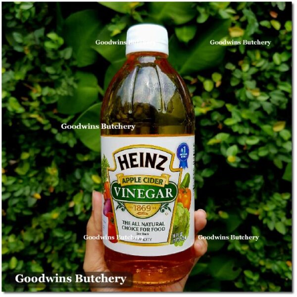 Heinz APPLE CIDER VINEGAR cuka apel USA 16fl.oz 473ml - Image 2