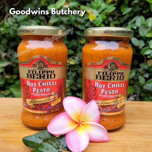 Pesto HOT CHILLI CHILI Filippo Berio Italy sauce saos pasta 190gr - Image 8