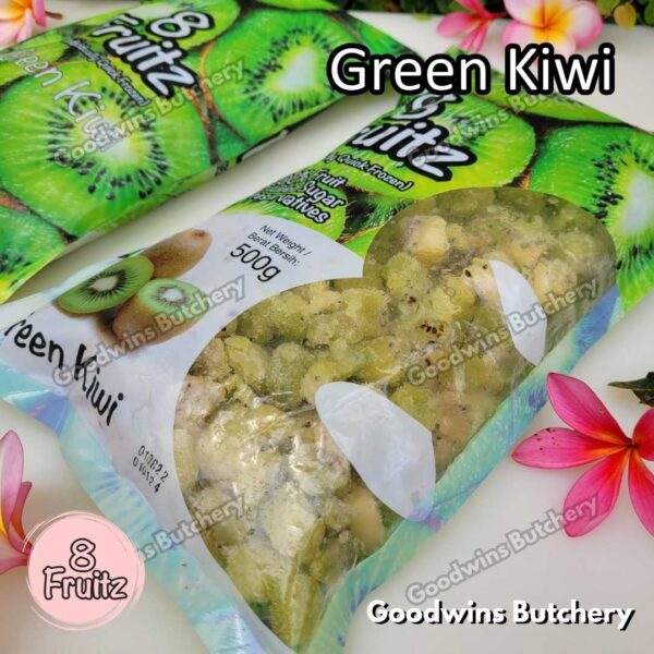 Frozen fruit IQF KIWIFRUIT GREEN DICED 8Fruitz | buah beku import 8 Fruitz KIWI FRUIT 500g - Image 7