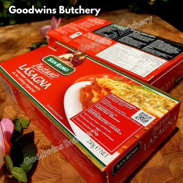 SanRemo LASAGNA pasta sheets Australia San Remo lasagnya lasanya 250g