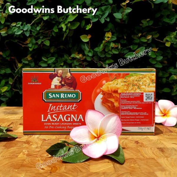 SanRemo LASAGNA pasta sheets Australia San Remo lasagnya lasanya 250g - Image 5