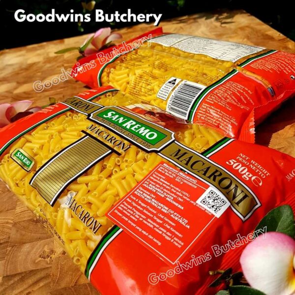 SanRemo pasta MACARONI Australia San Remo makaroni 500g