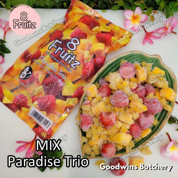 Frozen fruit IQF MIX PARADISE TRIO Strawberry Mango Peach 8Fruitz | buah beku import 8 Fruitz 500g - Image 10