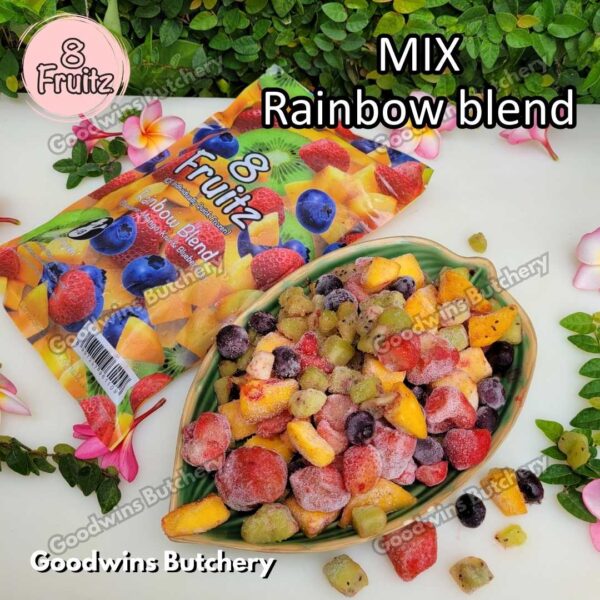 Frozen fruit IQF MIX RAINBOW BLEND Strawberry Blueberry Kiwifruit Mango 8Fruitz | buah beku import 8 Fruitz 500g - Image 6