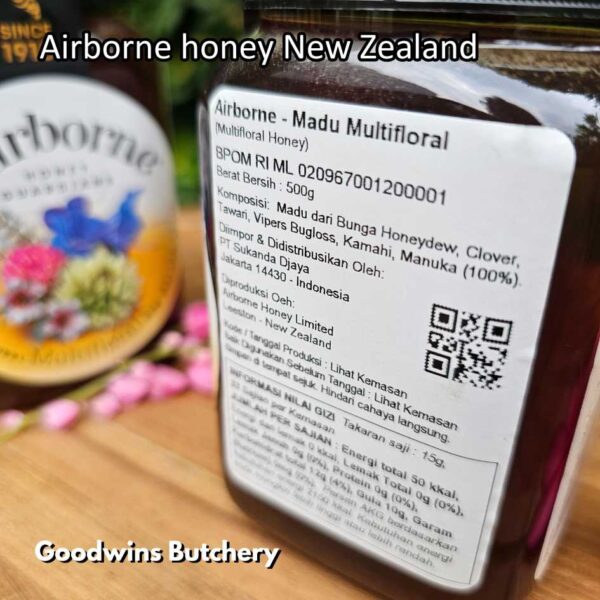 NZ AIRBORNE honey New Zealand madu asli | Manuka Clover Creamed Honeydew Rata Kamahi RewaRewa Tawari Viper Bugloss MultiFloral 500g - Image 31