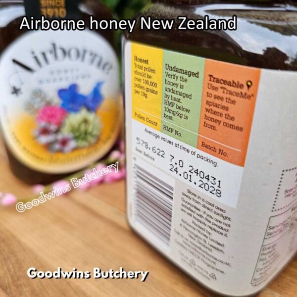 NZ AIRBORNE honey New Zealand madu asli | Manuka Clover Creamed Honeydew Rata Kamahi RewaRewa Tawari Viper Bugloss MultiFloral 500g - Image 30