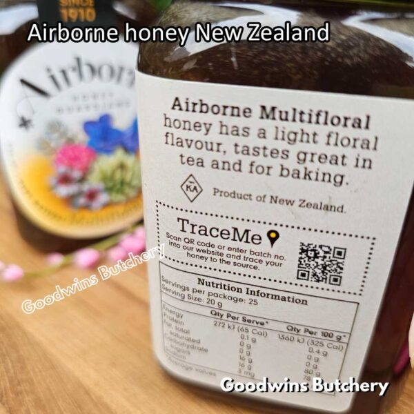 NZ AIRBORNE honey New Zealand madu asli | Manuka Clover Creamed Honeydew Rata Kamahi RewaRewa Tawari Viper Bugloss MultiFloral 500g - Image 29