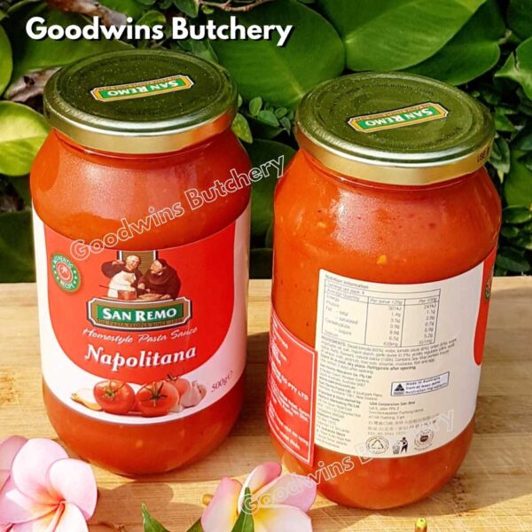 Sanremo TOMATO NAPOLITANA SAUCE saus pasta tomat Australia San Remo 500g - Image 11