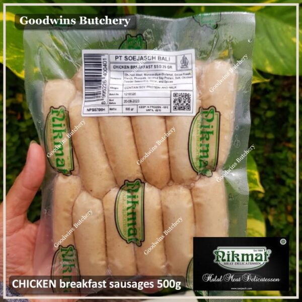 Sosis hotdog Nikmat BEEF AUSSIE BARBEQUE BBQ Soejasch Bali sausage frozen 6" 15cm 320g 4pcs - Image 4