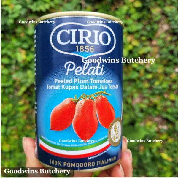 Cirio Italy TOMATO PELATI whole peeled tomatoes tomat kupas 400g - Image 8