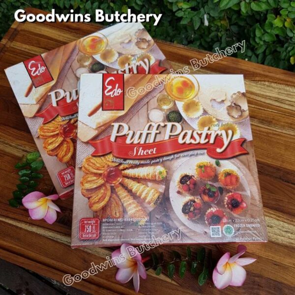 Edo PUFF PASTRY UNBAKED DOUGH frozen 88x22x0.25cm 15 sheets 750gr - Image 9