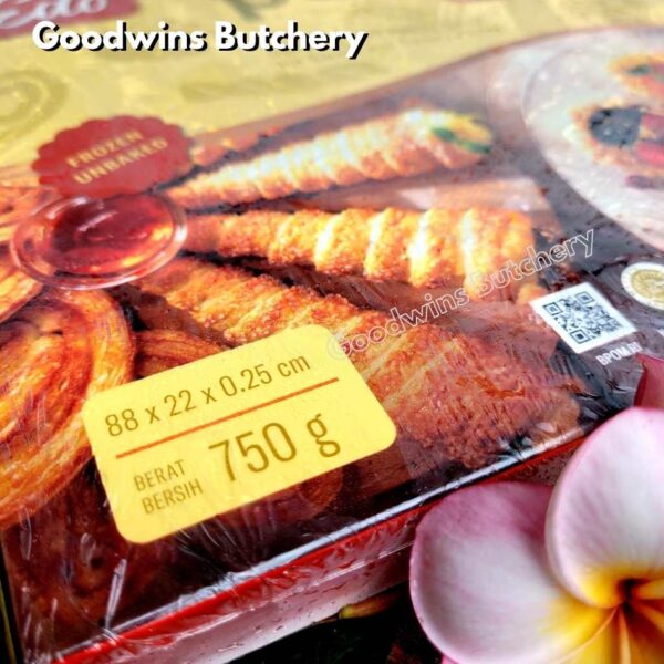 Edo PUFF PASTRY UNBAKED DOUGH frozen 88x22x0.25cm 15 sheets 750gr - Image 5