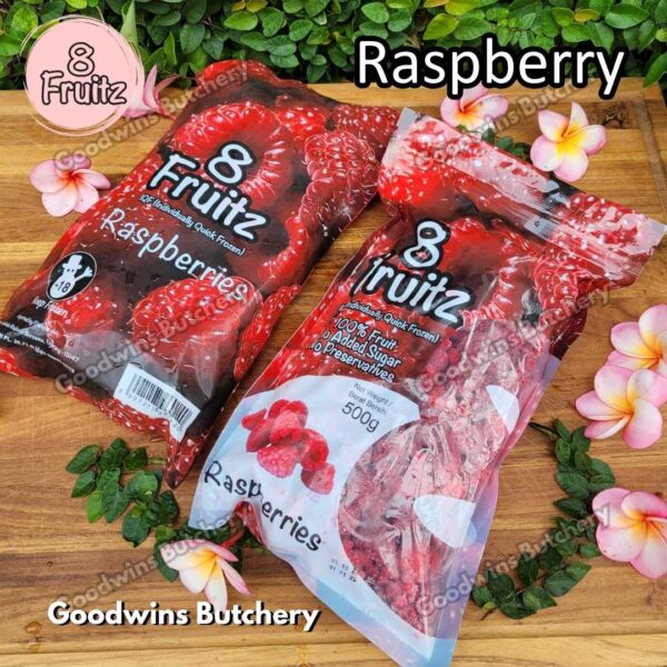 Frozen fruit IQF RASPBERRY 8Fruitz | buah beku import 8 Fruitz RAPSBERRY 500g - Image 8